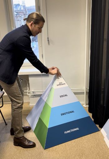Unpacking the one-metre workshop prop pyramid
